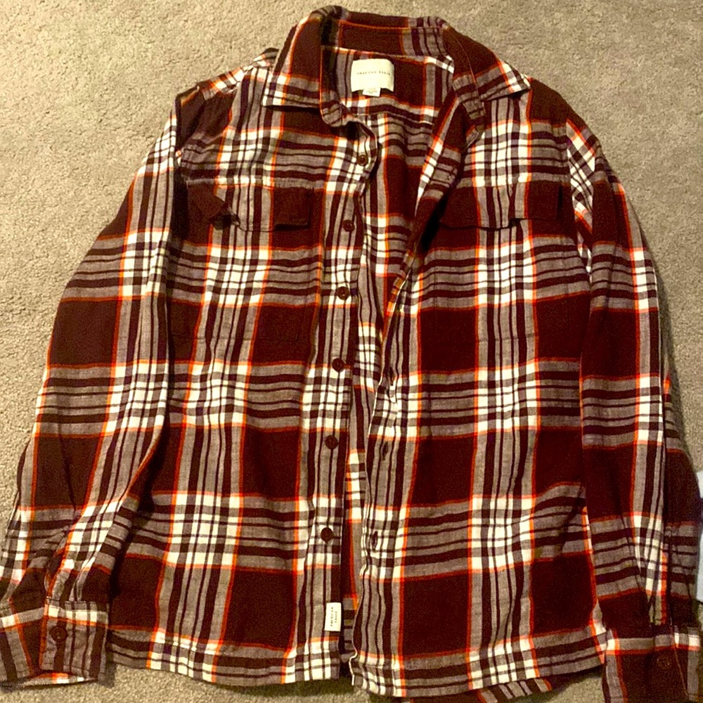 American eagle flannel size small